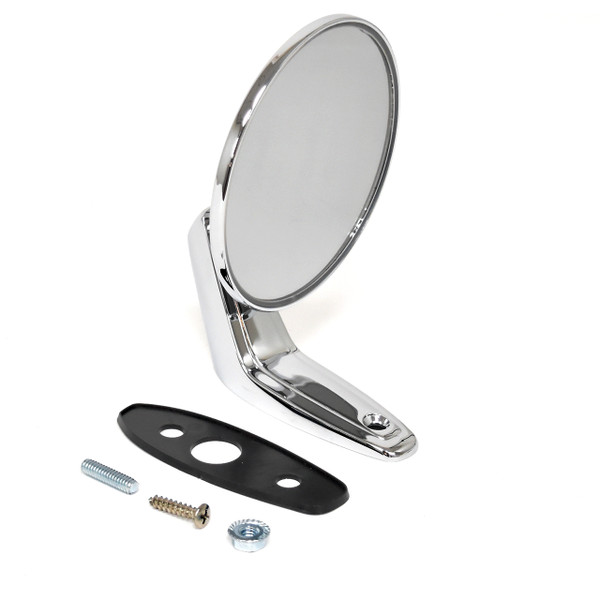 eClassics 1967-1969 Plymouth Barracuda Outside Mirror Round Fits Driver or Passenger Side