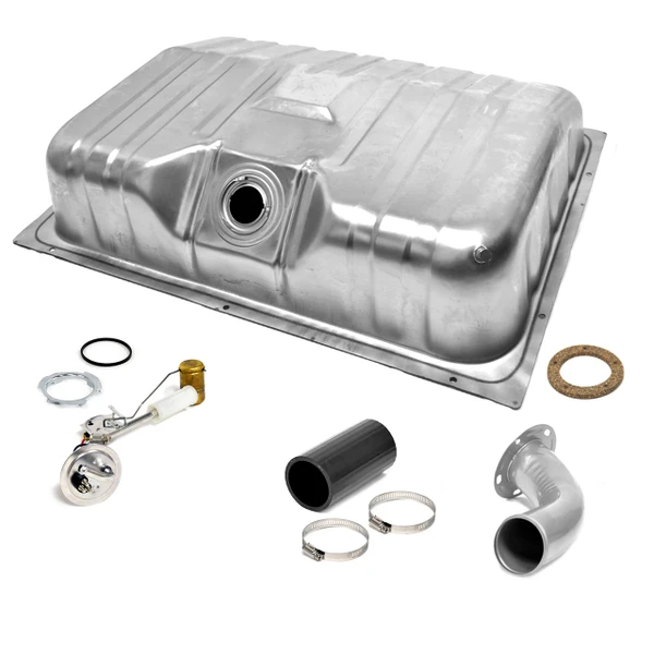 eClassics 1967-1968 Ford Mustang Stainless Fuel Tank Kit - 16 Gallon, 3/8" Sending Unit With Low Level Sensor, Filler Neck