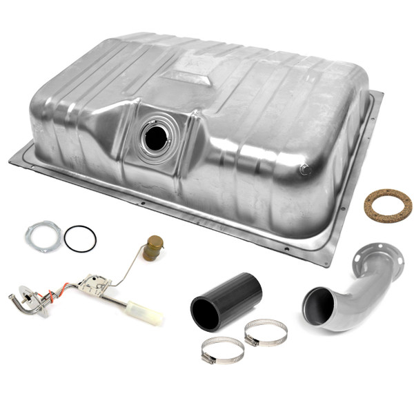 eClassics 1964-1966 Ford Mustang Stainless Fuel Tank Kit - 16 Gallon, 5/16" Sending Unit, Filler Neck