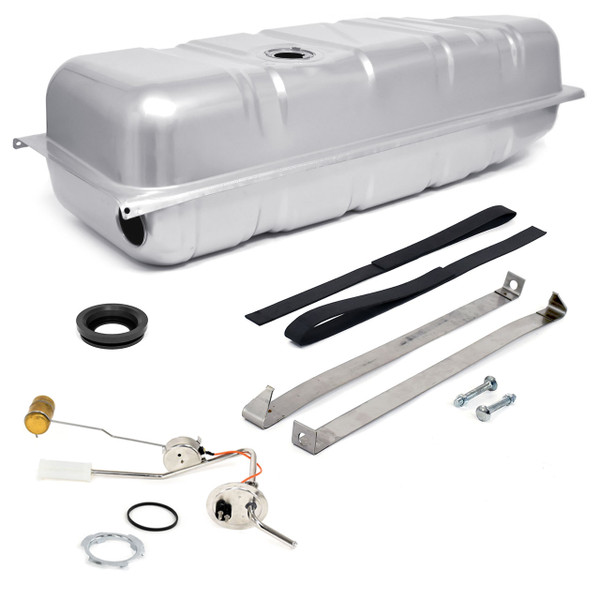 eClassics 1966-1968 Ford Galaxie 500 Fuel Tank Kit - Tank, 5/16" Sending Unit, Mounting Straps, Grommet