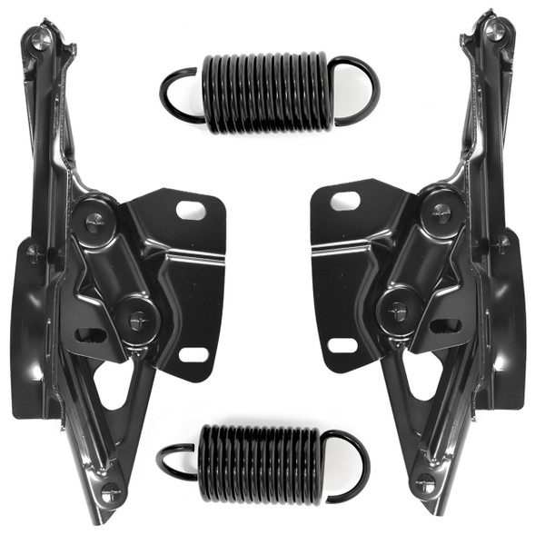eClassics 1967-1970 Ford Mustang Hood Hinge and Spring Kit - Driver and Passenger Side