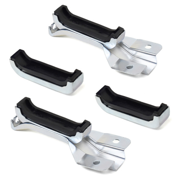 eClassics 1967-1972 GMC C25/C2500 Pickup Truck Radiator Mounting Brackets Upper/Lower PAIR For 3.25 Inch Thick Tanks