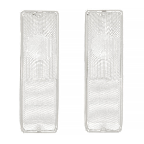 eClassics 1967-1972 GMC C15/C1500 Pickup Truck Tail Light Lens Fleetside Clear Pair