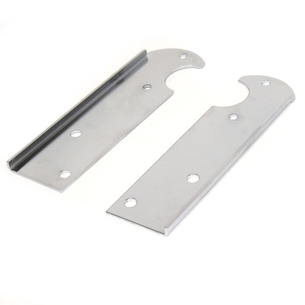 eClassics 1968-1974 Chevrolet K30 Pickup Truck Tail Light Bracket Stepside Chrome PAIR