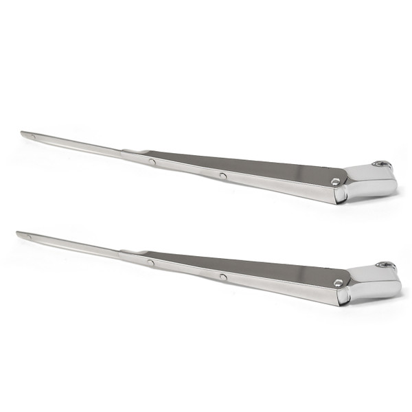 ACP FP-EW005 1967-1972 Ford F-100 Pickup Truck Windshield Wiper Arm Flanged Cap Stainless Pair