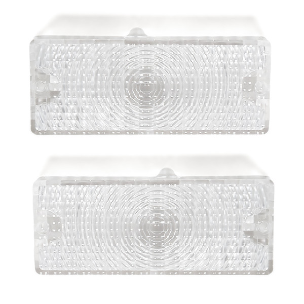 eClassics 1969-1970 Chevrolet C20 Pickup Truck Parking Light Lens Clear Pair
