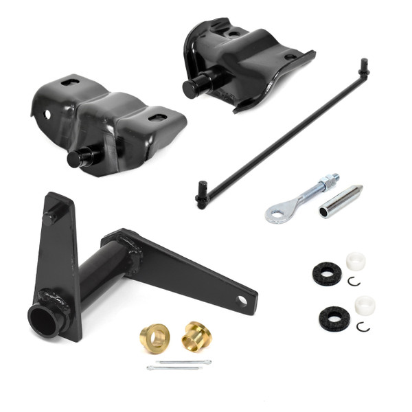 eClassics 1968-1976 Ford F-250 Pickup Truck Clutch Bell Crank Kit 360/390 V8 - Equalizer Bar, Pivot Mount Brackets, Upper & Lower Rods