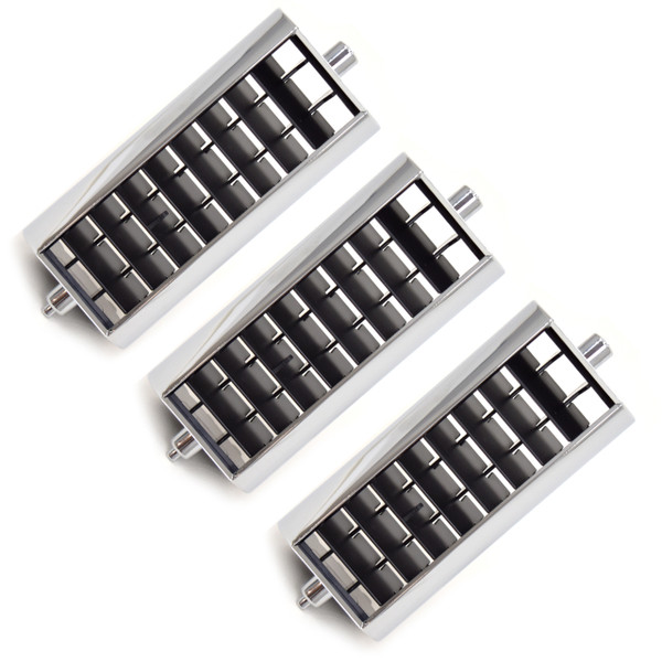 eClassics 1979-1980 GMC C1500 Pickup Truck A/C Air Dash Vent Outlet 3-Piece Set