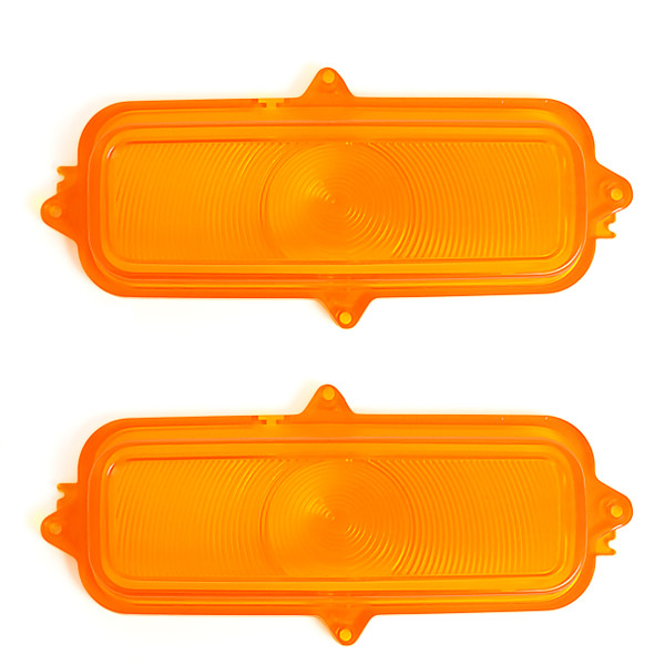 eClassics 1960-1965 GMC 1500 Series Truck Parking Light Lens Amber Pair