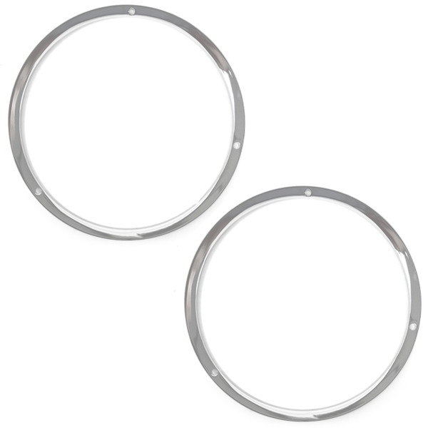 eClassics 1967-1970 Ford Mustang Headlight Door Chrome Pair