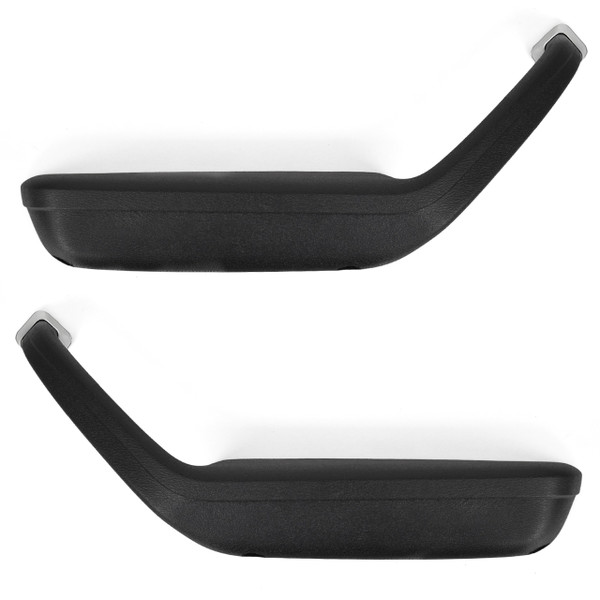 ACP FK-BA001 1973-1977 Mercury Comet Arm Rest Pad Black With Chrome Trim Pair