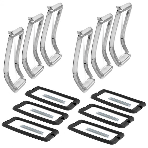 eClassics 1967 Ford Mustang Tail Light Bezel Paired Set
