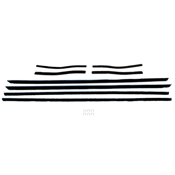 eClassics 1967-1968 Ford Mustang Beltline Window Felt Kit Convertible