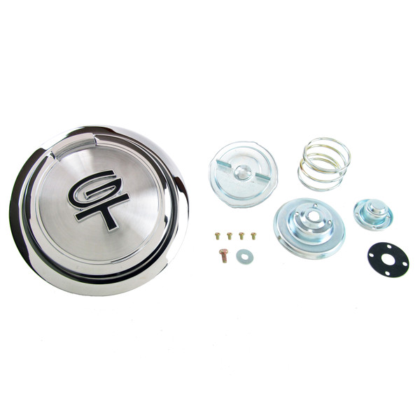 eClassics 1967 Ford Mustang Pop-Open Fuel Cap GT Black