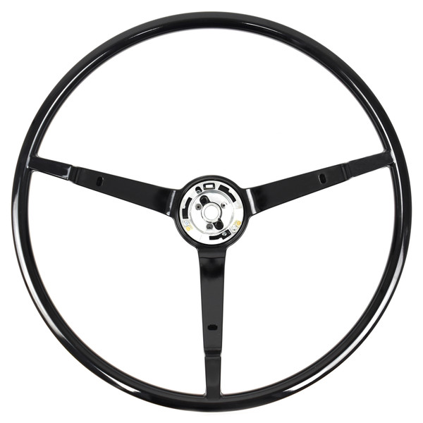 eClassics 1964-1965 Ford Falcon Steering Wheel For Alternator 3-Spoke Black