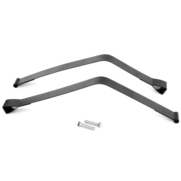 ACP FP-EG028AS 1953-1955 Ford F-250 Fuel Tank Straps For Side-Mount Tank Black Pair