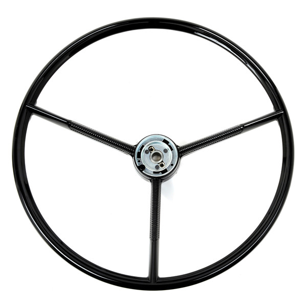 ACP FP-ES018 1966 Ford Bronco Steering Wheel 3-Spoke Black