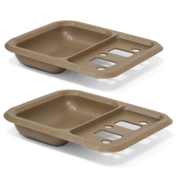 eClassics 1968-1969 Ford LTD Inside Door Handle Cup Tan Pair