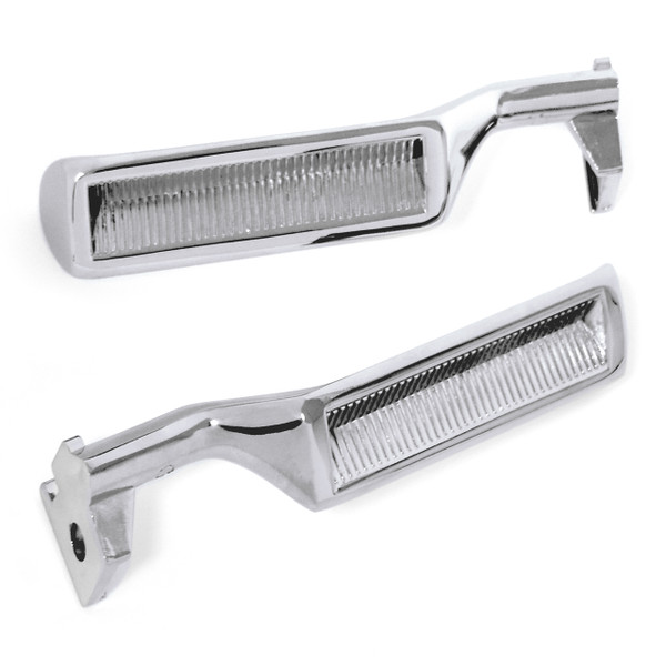 eClassics 1980-1986 Ford F-250 Pickup Truck Inside Door Handle Chrome Pair