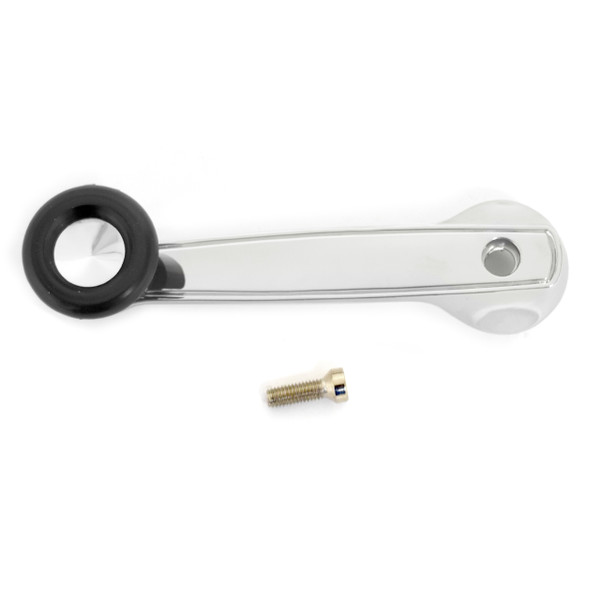 eClassics 1971-1974 Plymouth Scamp Door Window Handle With Black Knob Driver or Passenger Side