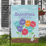 Personalized "Flower" Flag for Grandma's Garden