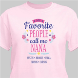 Personalized T-Shirt for GrandPa My Favorite People - The BananaNana  Shoppe