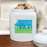 Cookie Jar for Grandma with "Grandkid Artwork"