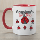 Personalized Mug "Grandma's Love Bugs"