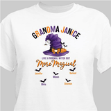 Personalized Halloween T-Shirt is special for a Magical Grandma! 