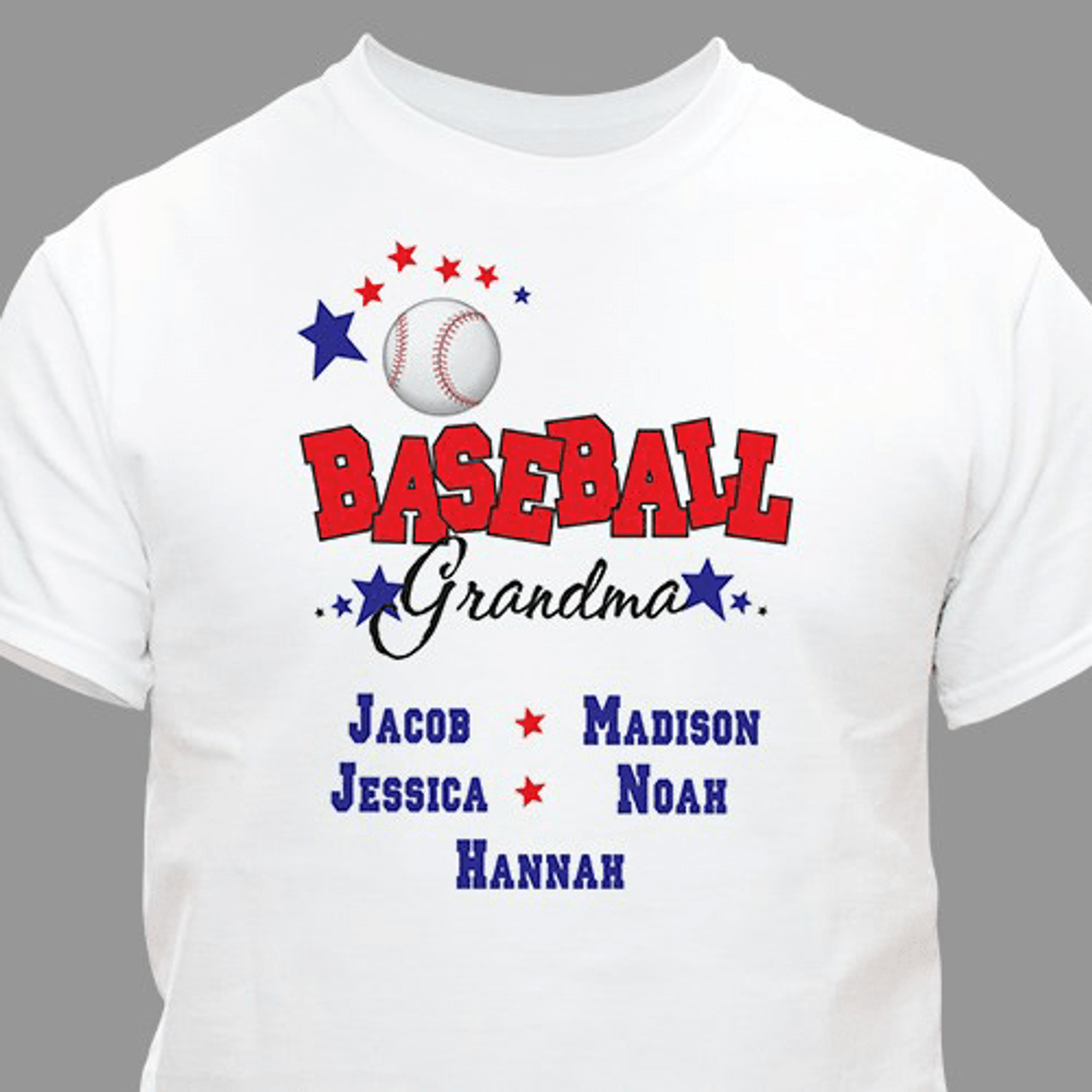 baseball grandma shirt