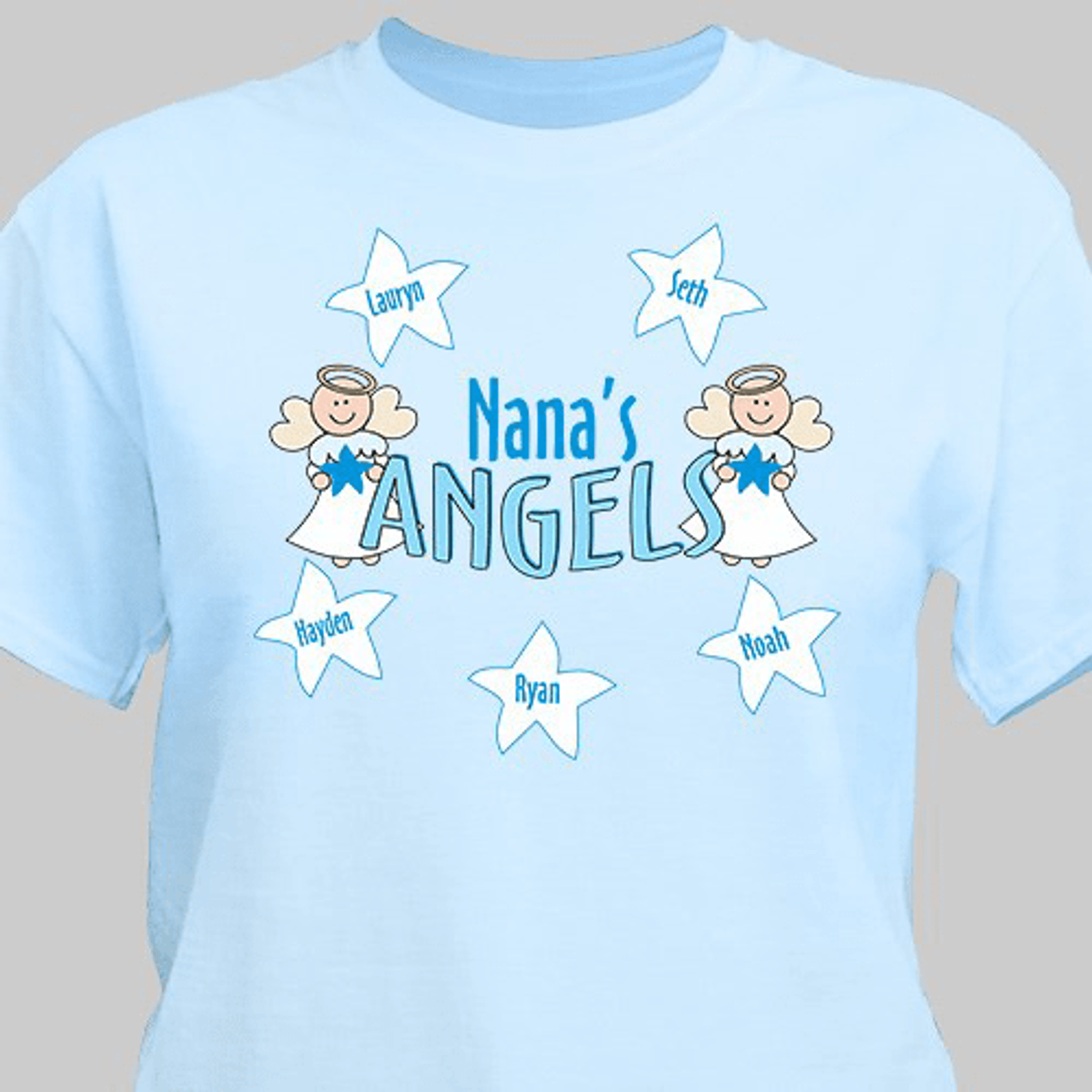 t shirt with angels