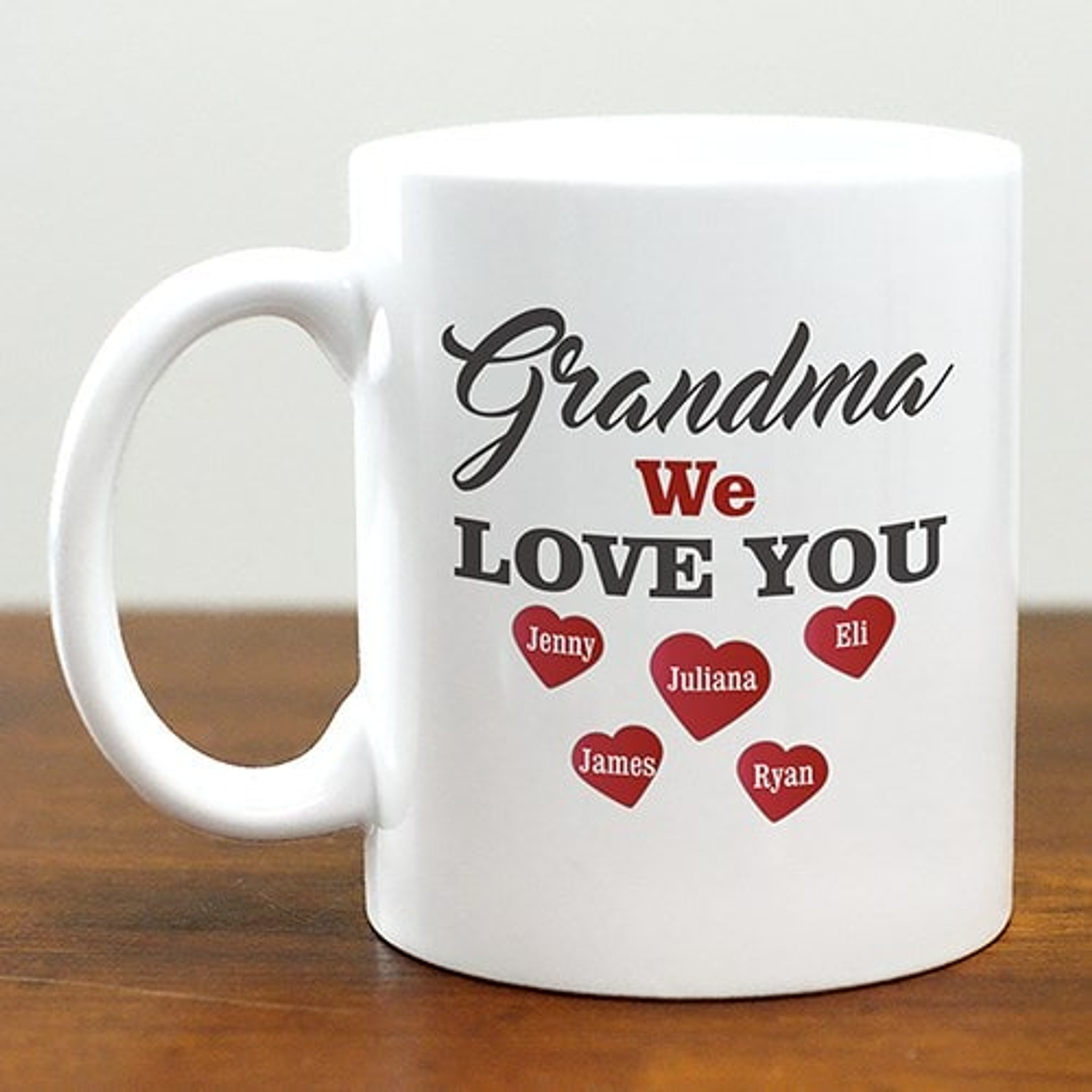 Personalized Grandma Mug - We Love You