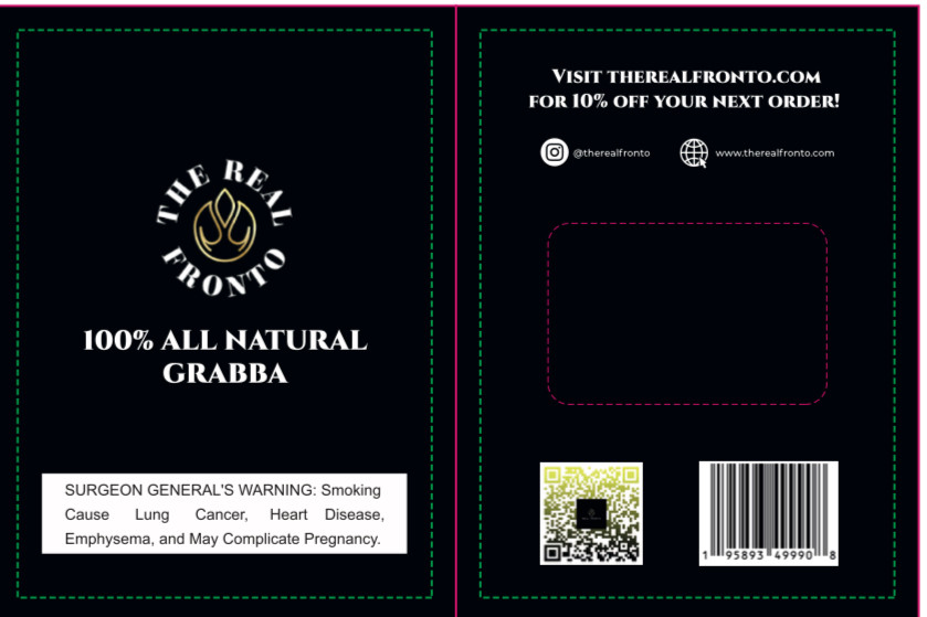 Grabba Pound Bag | Crushed & Dark Grabba Leaf Bag | The Real Grabba