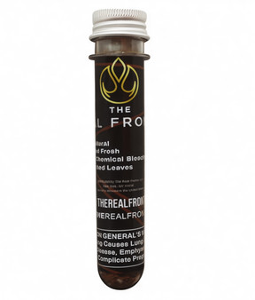 An all-natural blend of dried and crushed dark fronto leaves in tube.