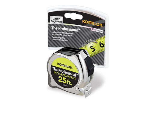 Komelon Professional Chrome Case (25 ft.) (IE)