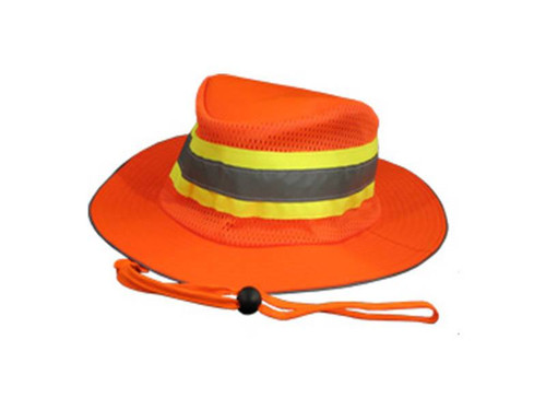 ANSI Head Wear Orange Boonie Hat (One Size)