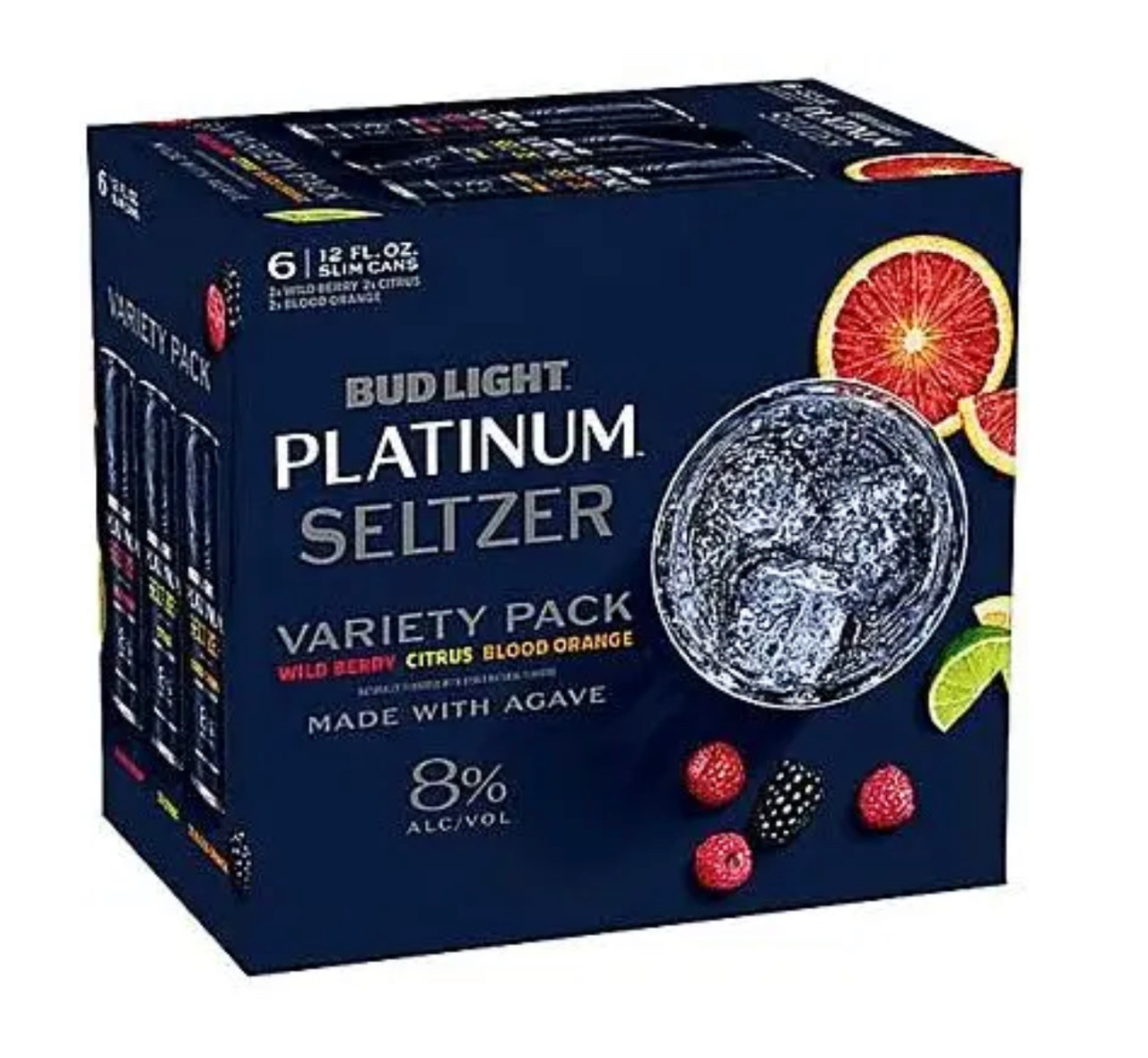 Bud Light Platinum Seltzer 6pk12oz Can