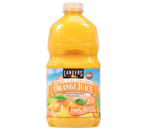 Langers Orange Juice 64 oz Bottle