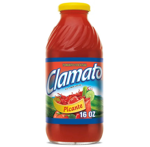 Calamato Picante Tomato Juice 16oz Bottle