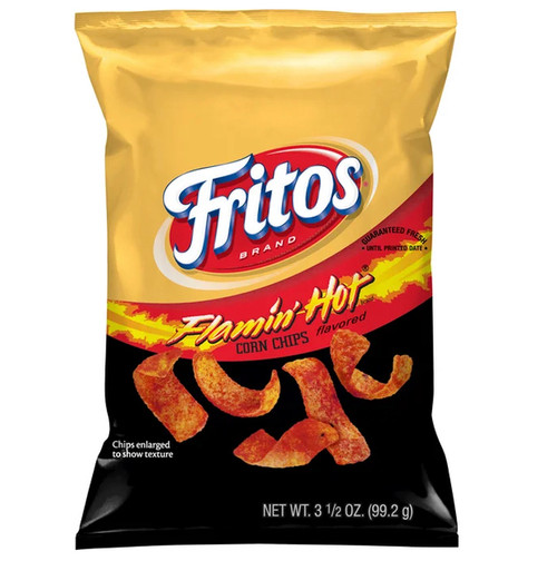 Fritos Flamin Hot Cron Chips 3.5 oz