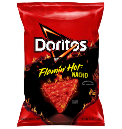 Doritos Nacho Flamin Hot Chips 2.75 oz