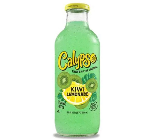 Calyso Lemonade Kiwi 1pint Bottle