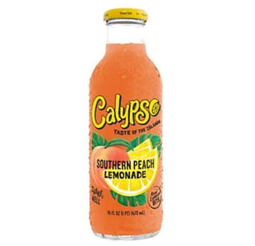 Calypso Lemonade Southern Peach 1pint Bottle