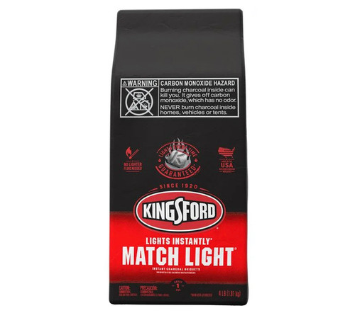 King Ford Match Light Instant Charcoal 8 lb Bag