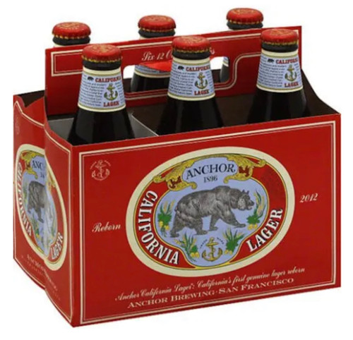 Anchor Steam California Lager 6pk-12 oz Bottle