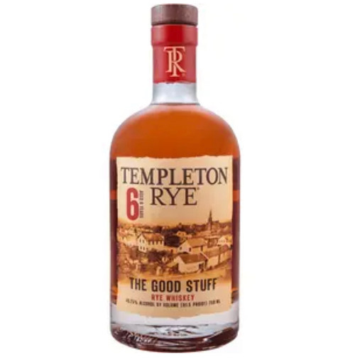 Templeton Rye 6 Year Whiskey 750 ml