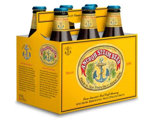 Anchor Steam  Lager 6pk-12 oz Bottle