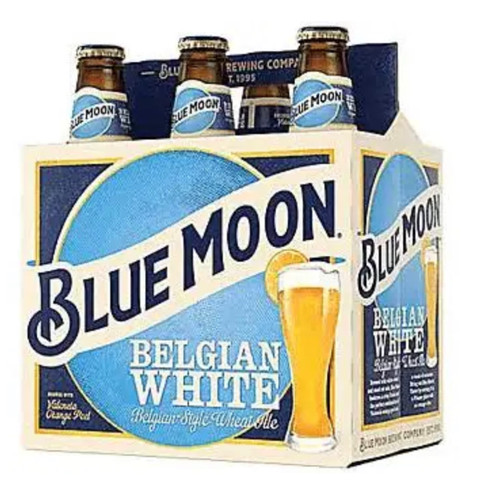 Blue Moon Beer 6pk-12 oz Bottle