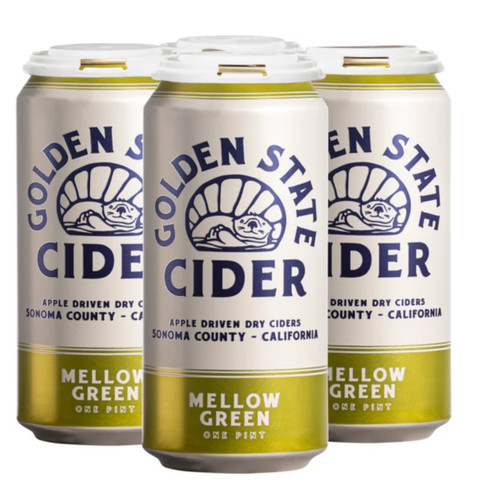 Golden State Cider Mellow Green 4pk-16 oz Can