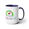 BOA/MfA Logo Two-Tone Coffee 15oz Mugs